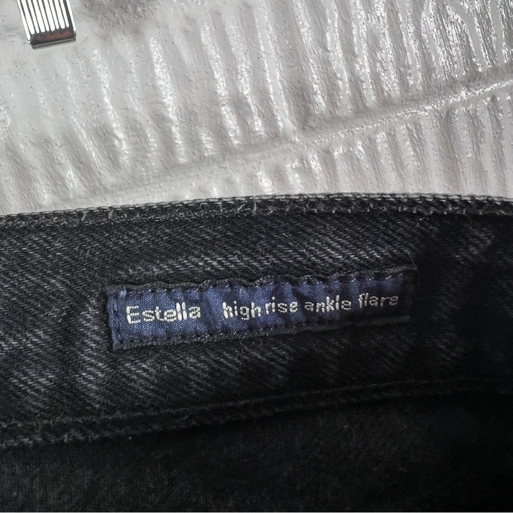 Citizens of Humanity Estella High Rise Ankle Flare Black Moon 26 - Picture 8 of 9